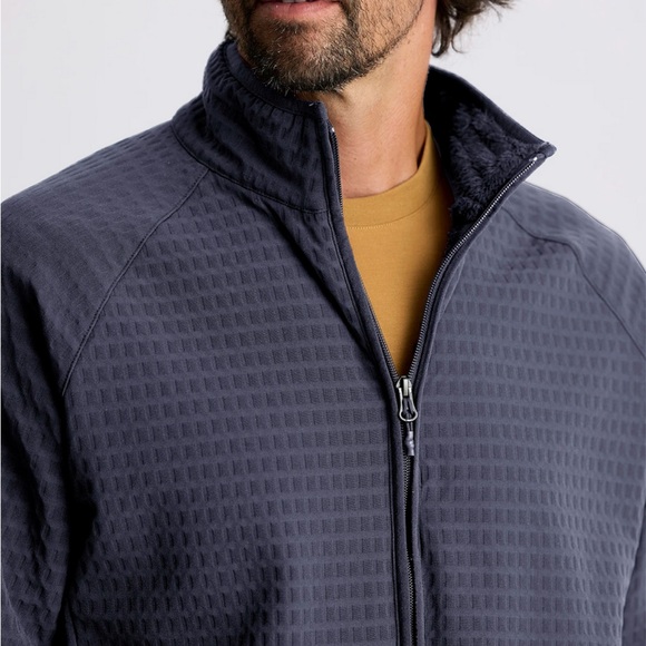 FREEFLY Men's Gridback Fleece Jacket | Medium | Charcoal Grey - Picture 1 of 8